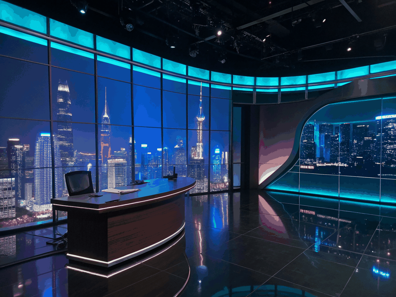 ELEV8 Media Group broadcasting studio and strategic leadership session